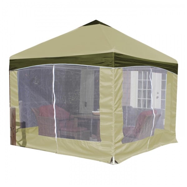 Entretenimiento 10 x 10 ft. Garden Party Canopy with Olive Branch Cover EN3119502 - main